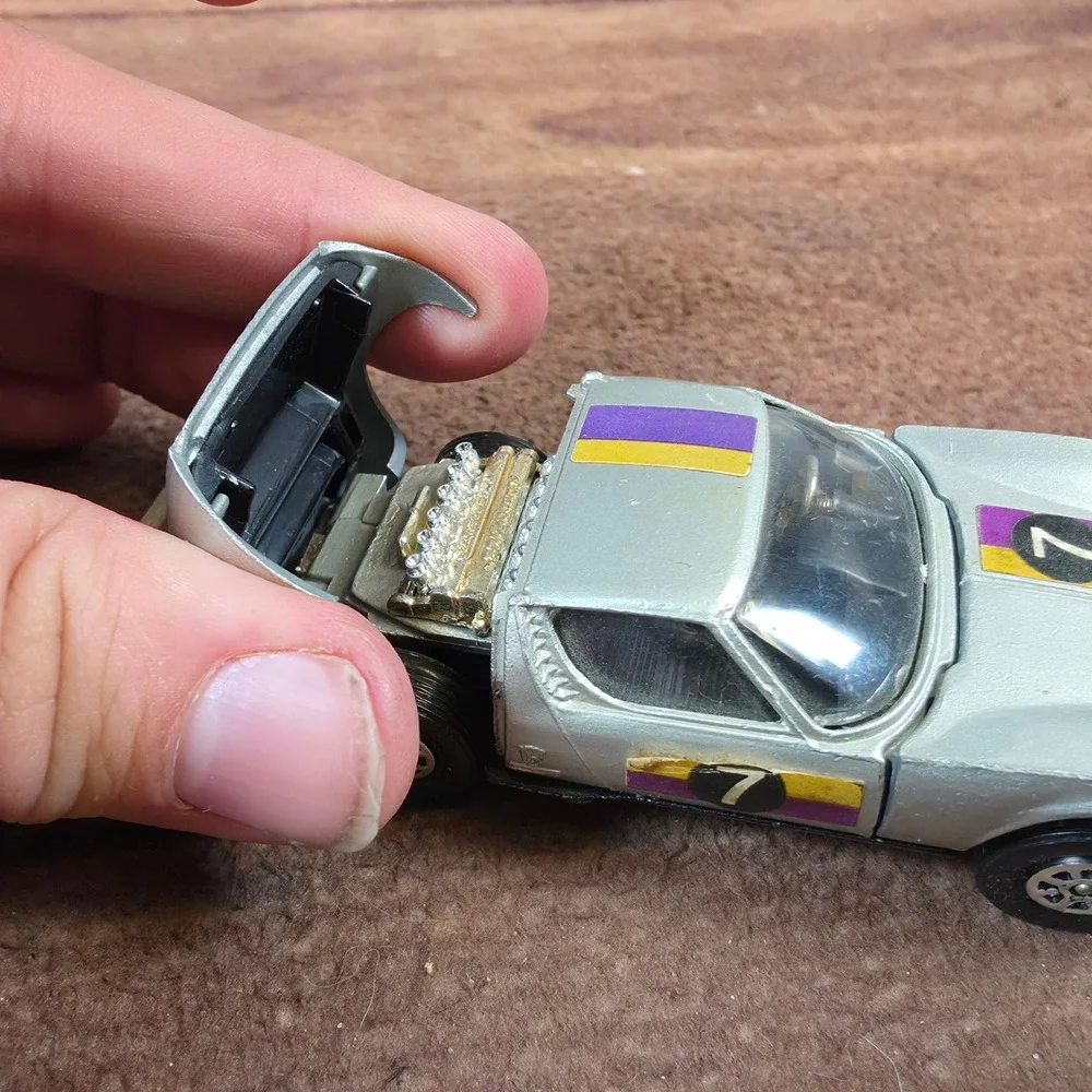 Corgi Toys Lamborghini Miura P400 Kids OS Silver Good Diecast Racing Car #7